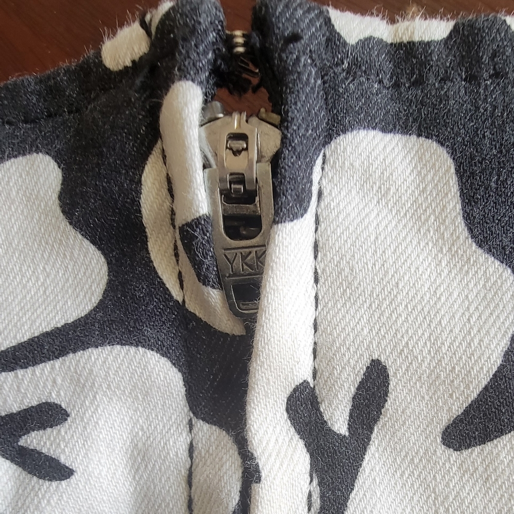 WILD FABLE Black and white  cute mini skirt women size 10 Hawaiian style. NWOT. - Picture 5 of 7